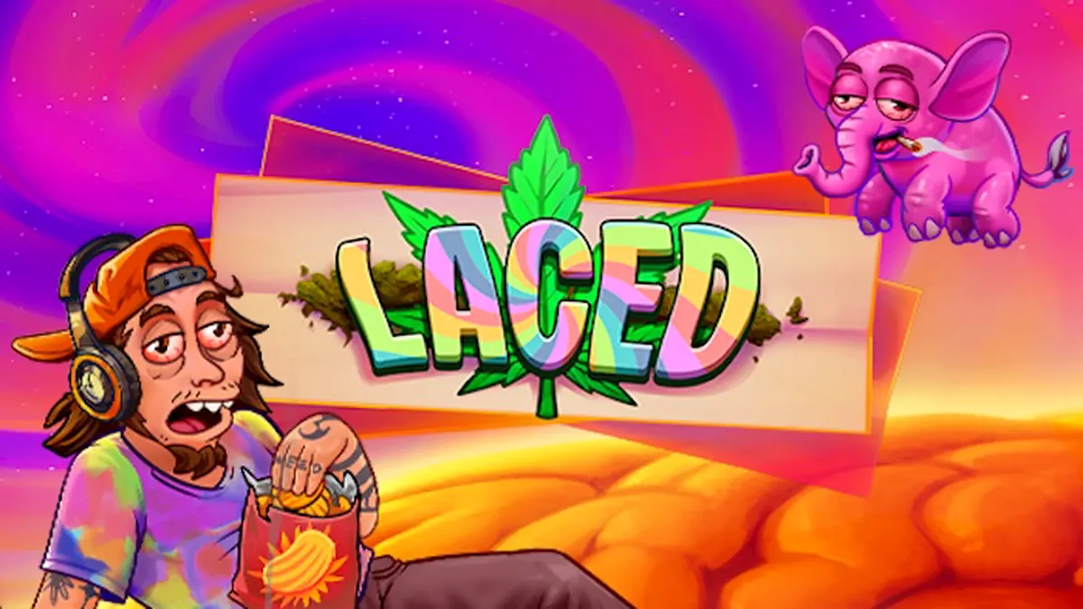 Laced slot game interface na nagpapakita ng mga luxury symbols