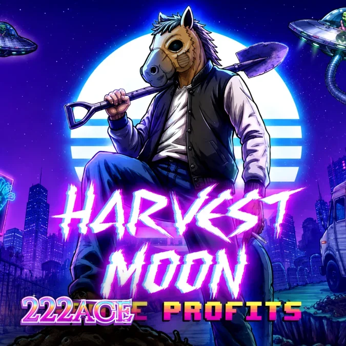 Harvest Moon Grave Profits slot gameplay screen